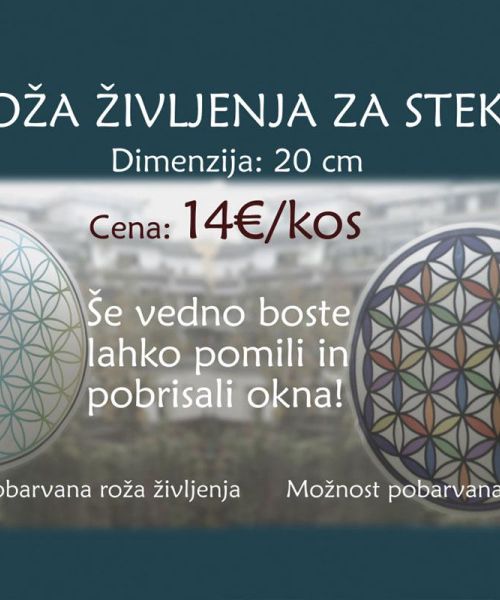 Sveta Geometrija: ROŽA ŽIVLJENJA ZA STEKLO