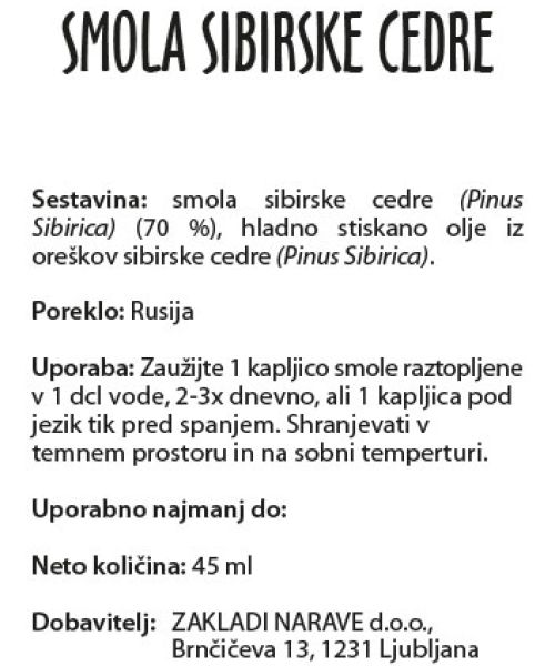 sibirska smola