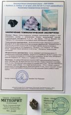 Meteorit Sihote Alin 11,03g