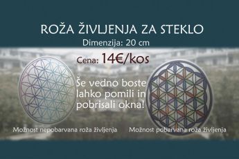 Sveta Geometrija: ROŽA ŽIVLJENJA ZA STEKLO